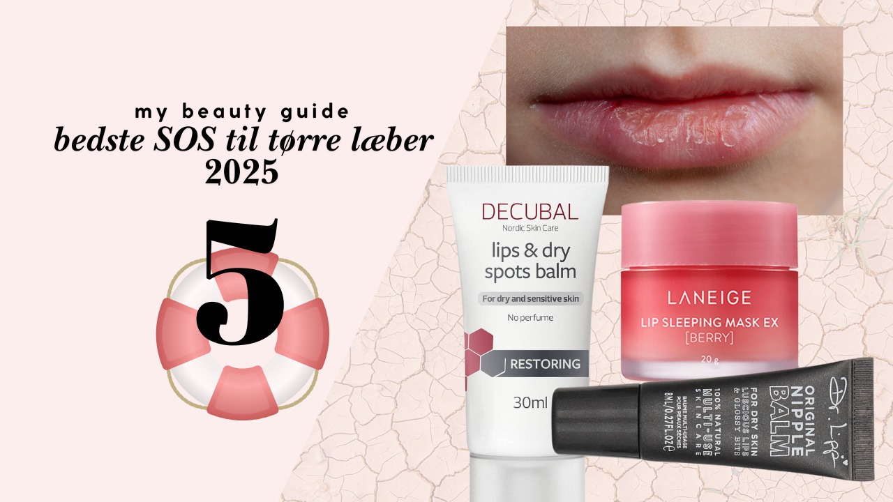 De 5 bedste læbepomader til tørre og sprækkede læber i 2025 👄