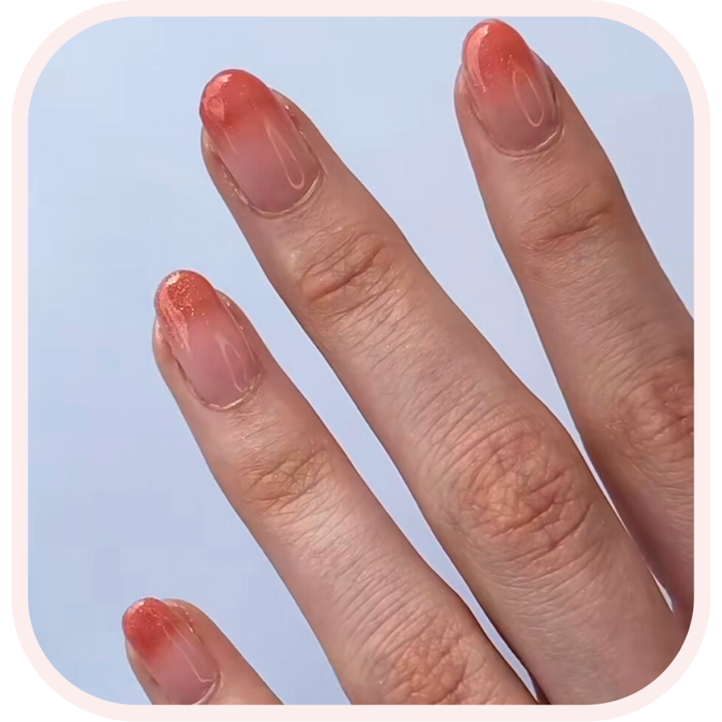 Blush nails
