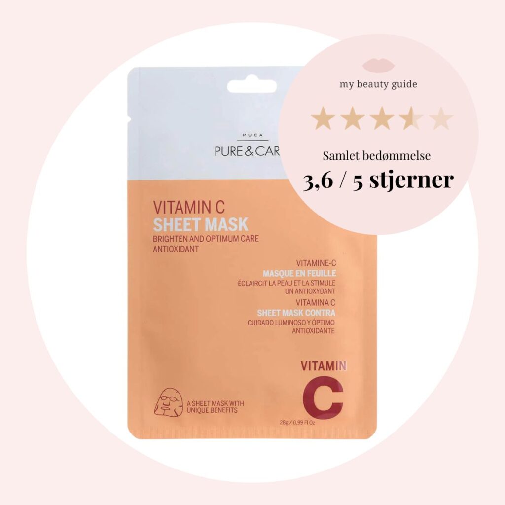 PUCA Pure & Care Vitamin C Sheet Mask